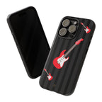 Electric Guitar Red Phone Case - Halo Collective