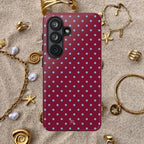 Red Wine Polka Dot Phone Case - Halo Collective