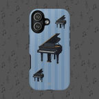 Piano Blue Phone Case - Halo Collective