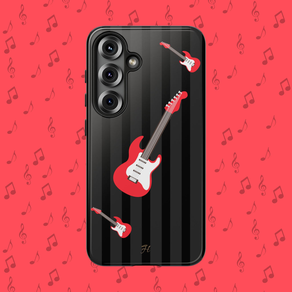 Electric Guitar Red Phone Case - Halo Collective