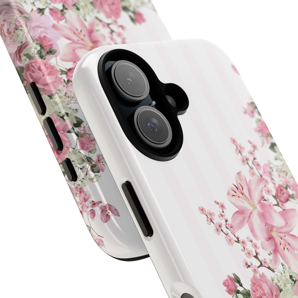 Pink & White Floral Climb Phone Case