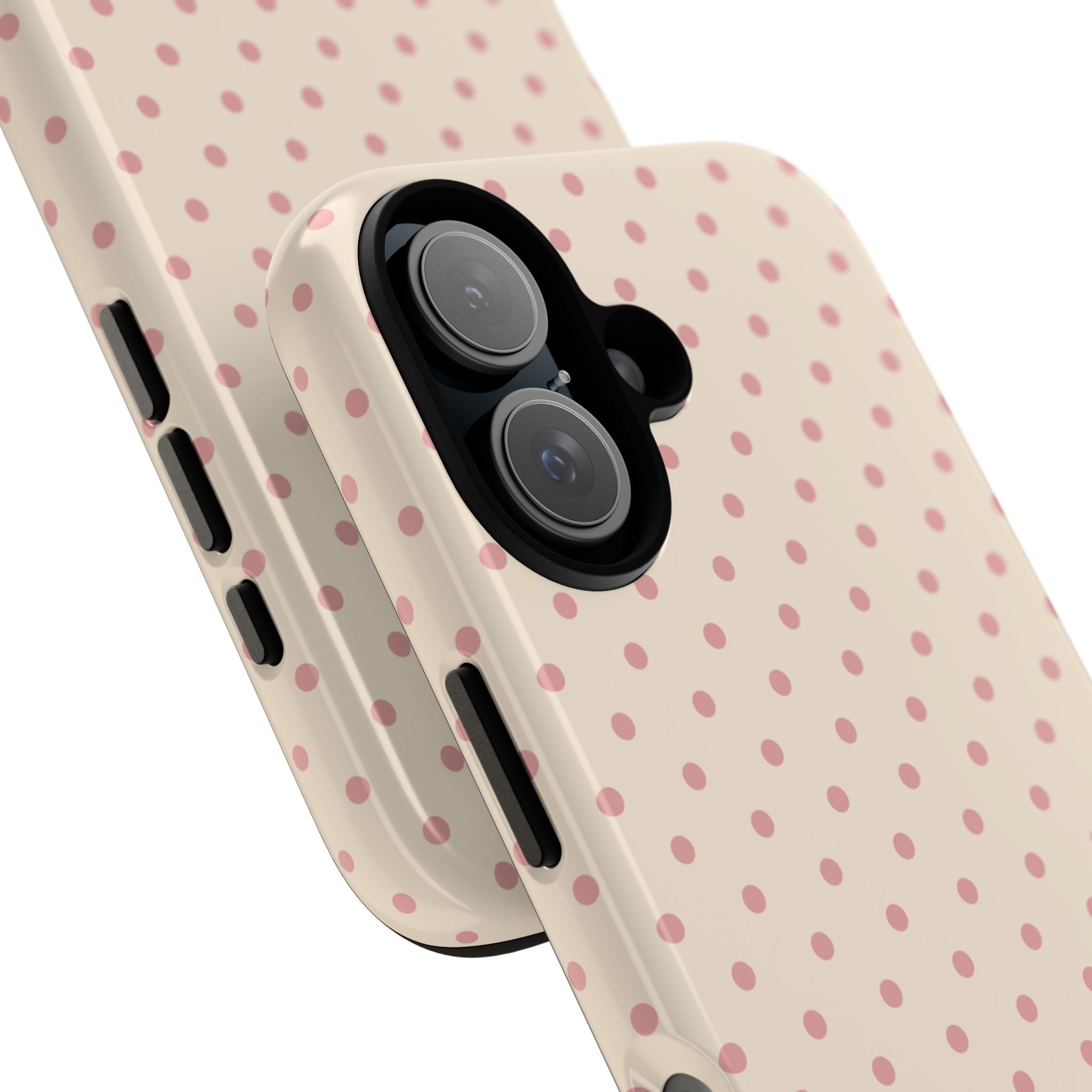 Strawberry Cream Polka Dot Phone Case - Halo Collective