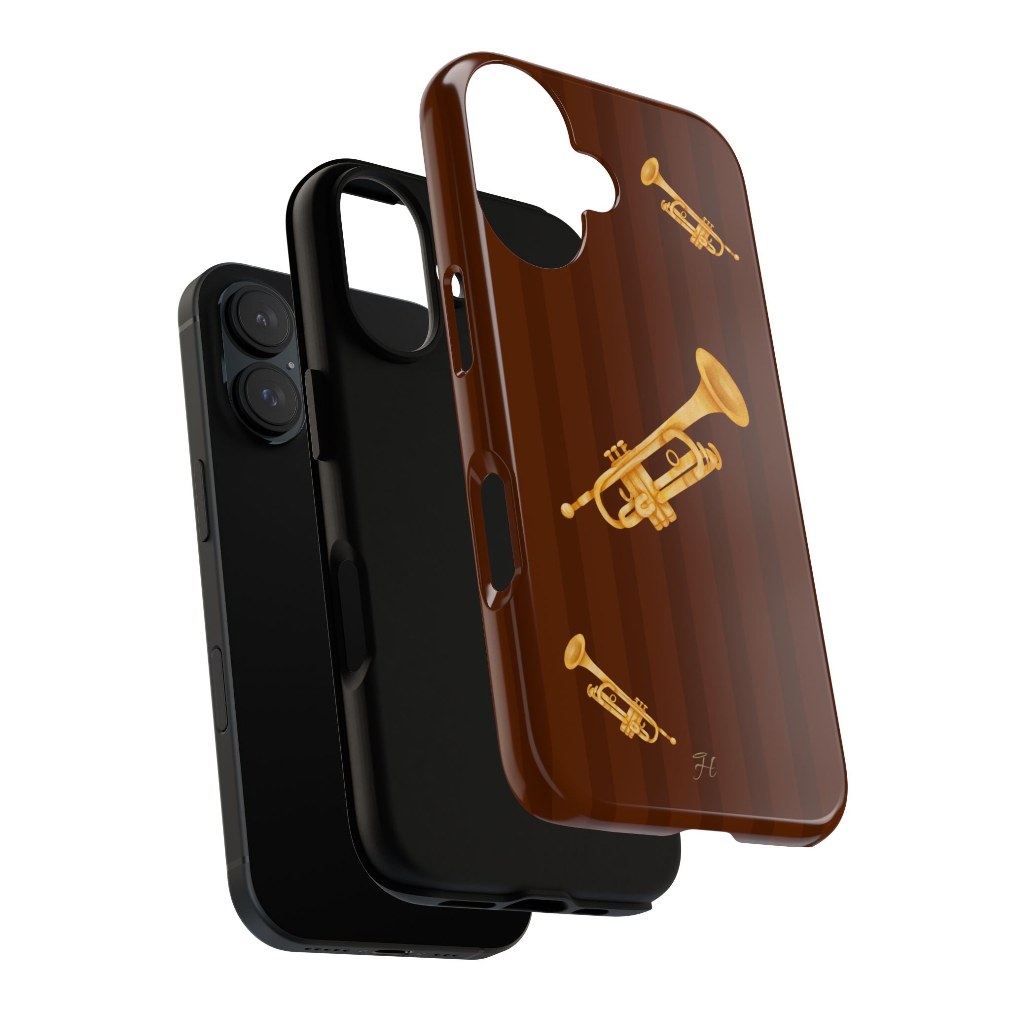 Trumpet Brown Phone Case - Halo Collective