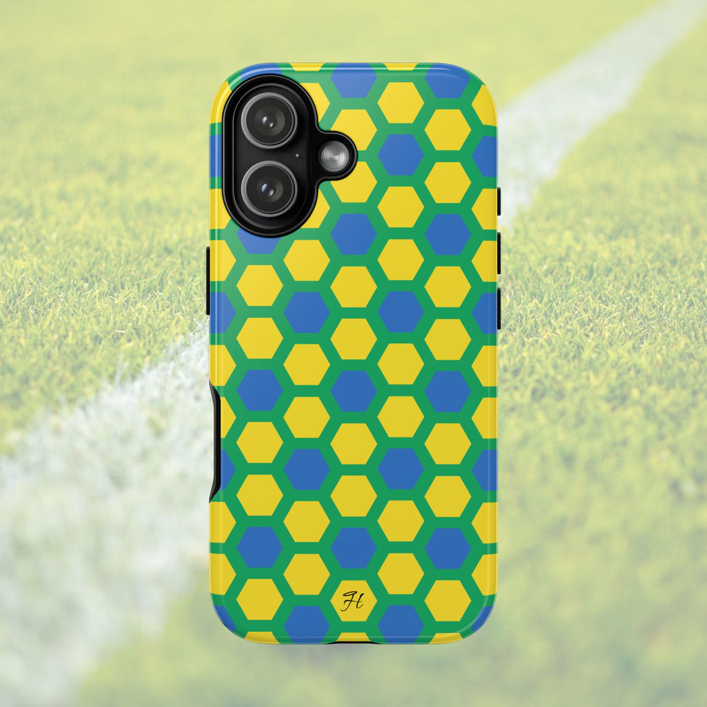 Peacock Hex Phone Case