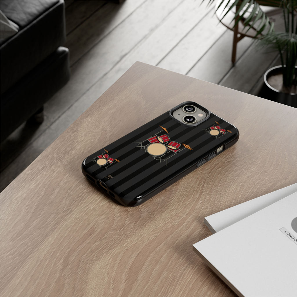 Drum Set Phone Case - Halo Collective