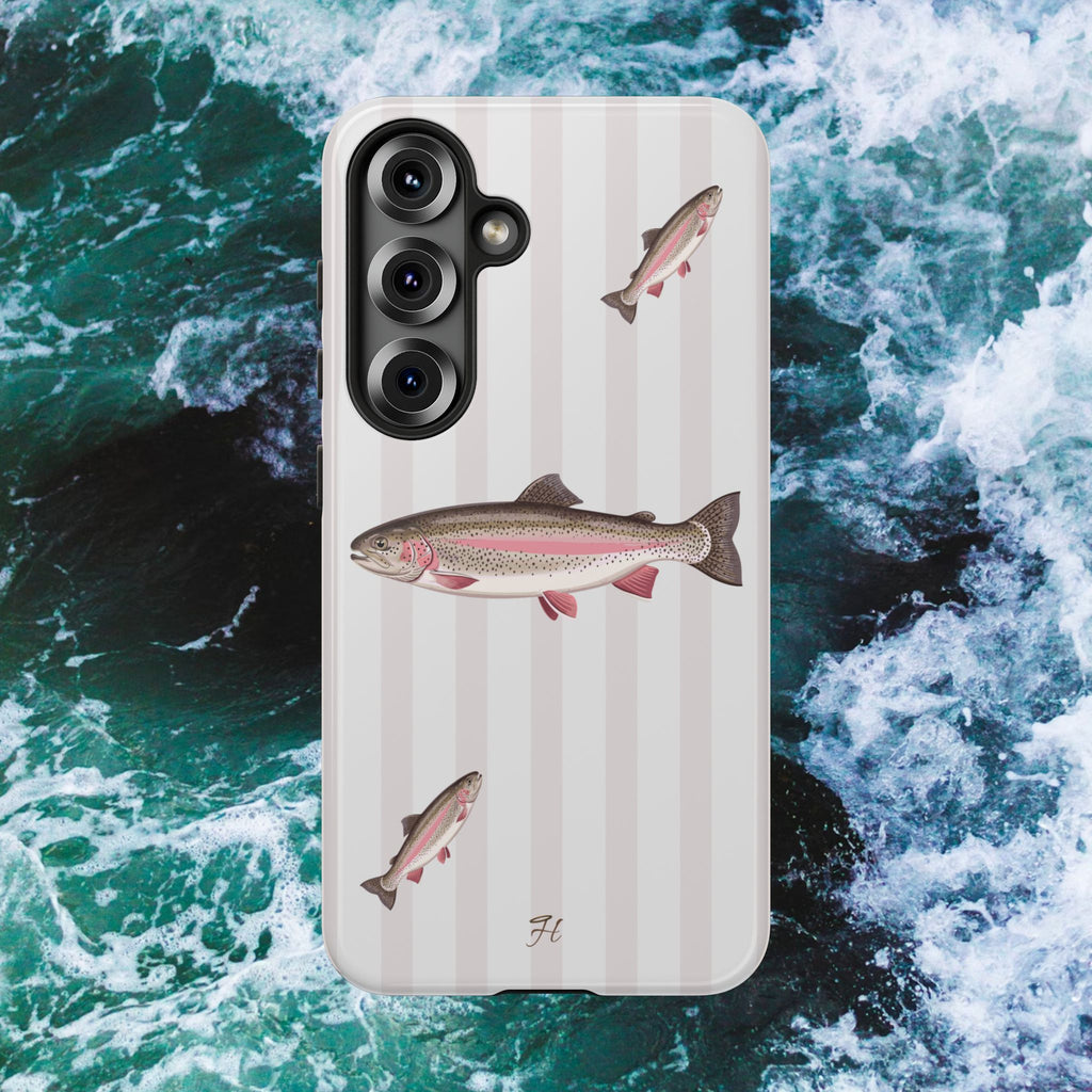 Trout Fish Phone Case | Gray Stripes