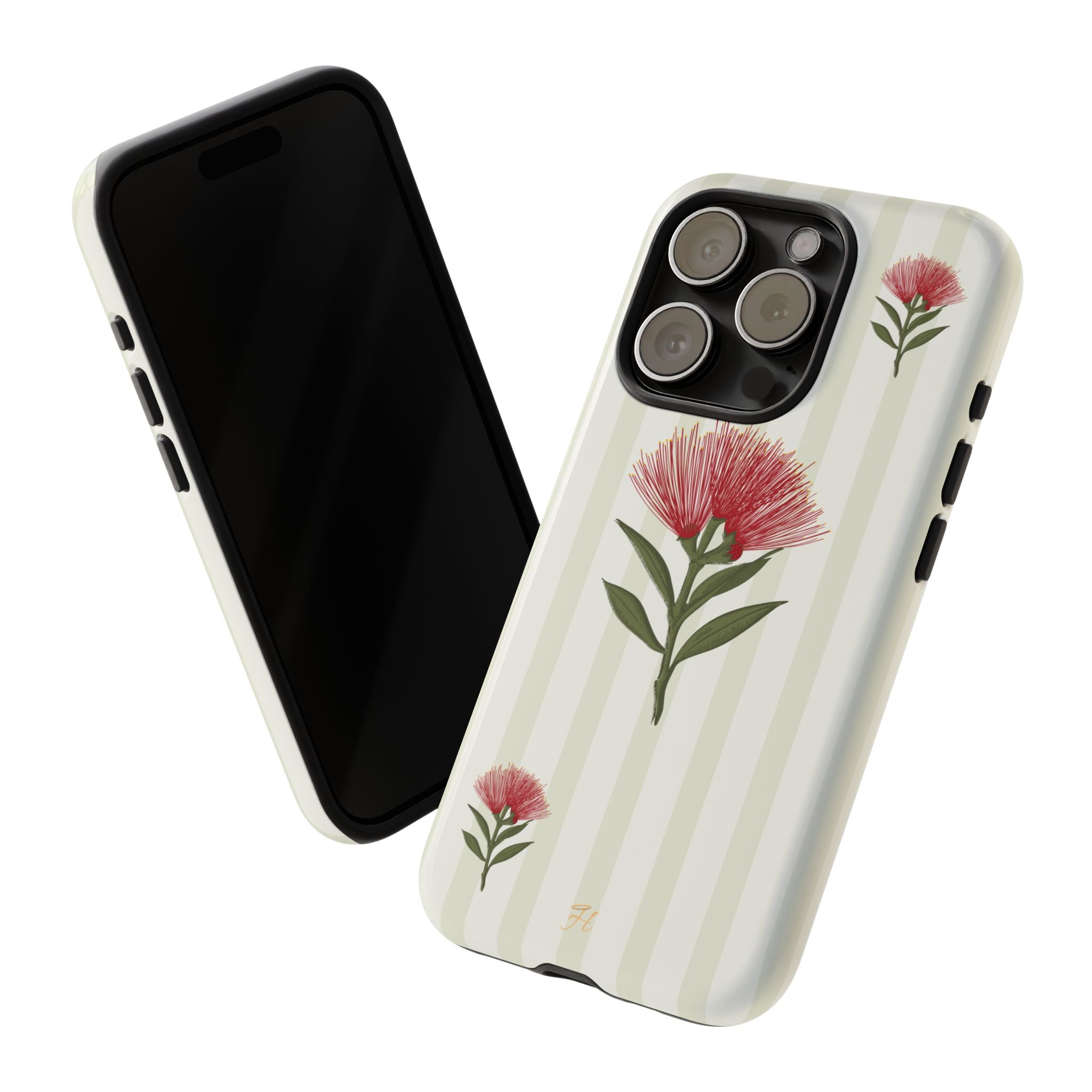 Pōhutukawa Green Phone Case - Halo Collective