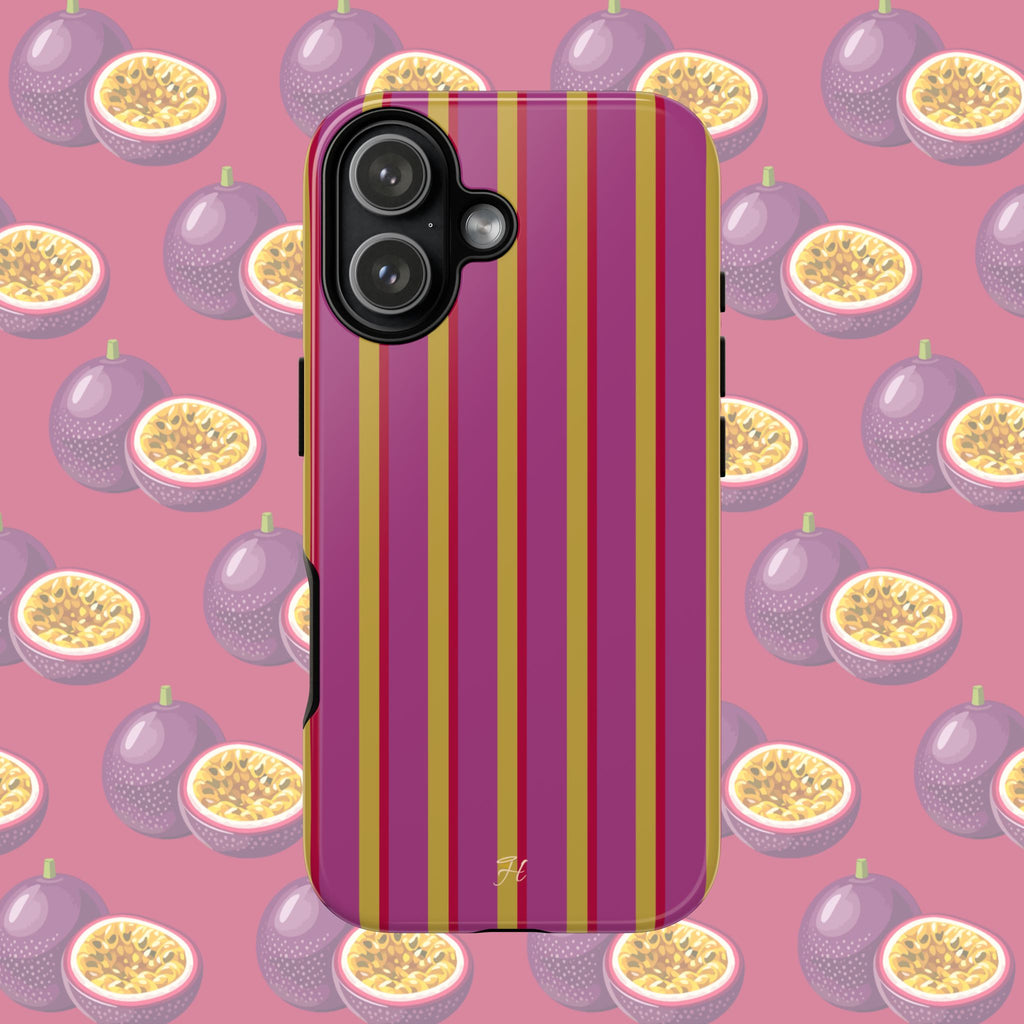 Passionfruit Double Stripe Phone Case
