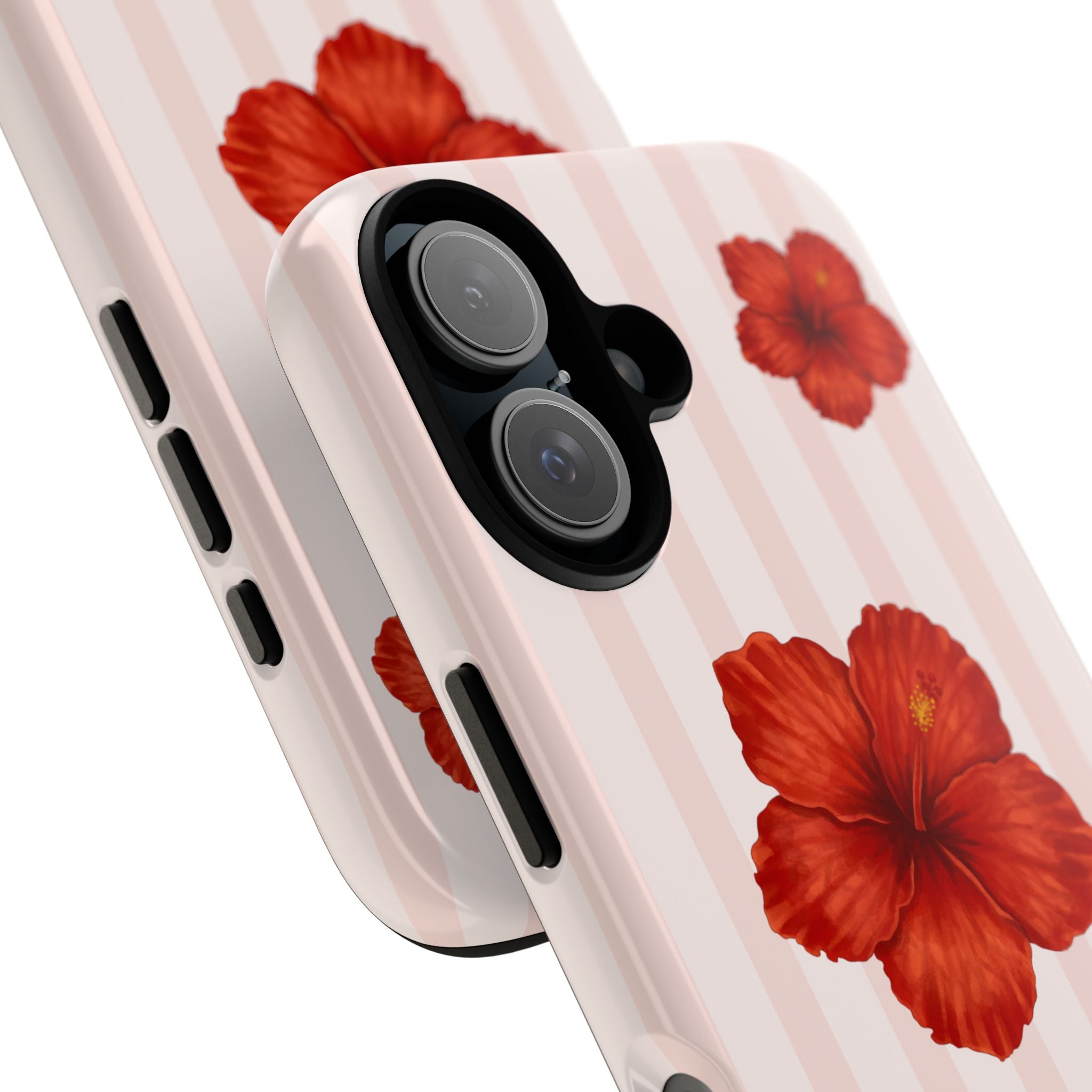 Hibiscus Red Phone Case - Halo Collective