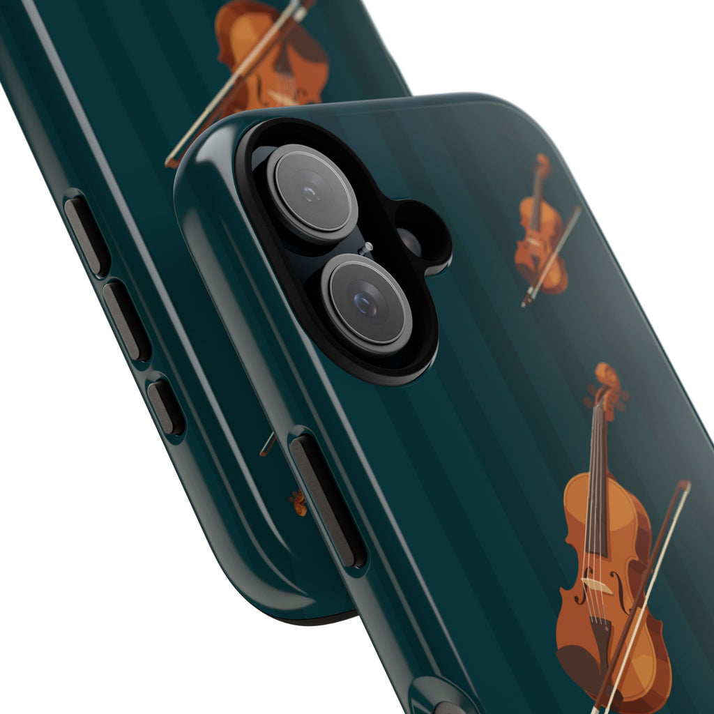Violin Dark Teal Phone Case - Halo Collective