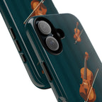 Violin Dark Teal Phone Case - Halo Collective