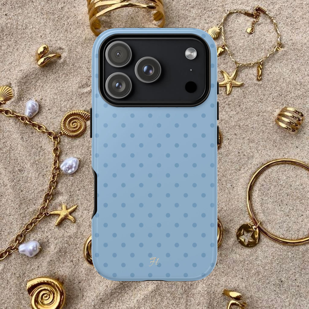 Blueberry Polka Dot Phone Case - Halo Collective