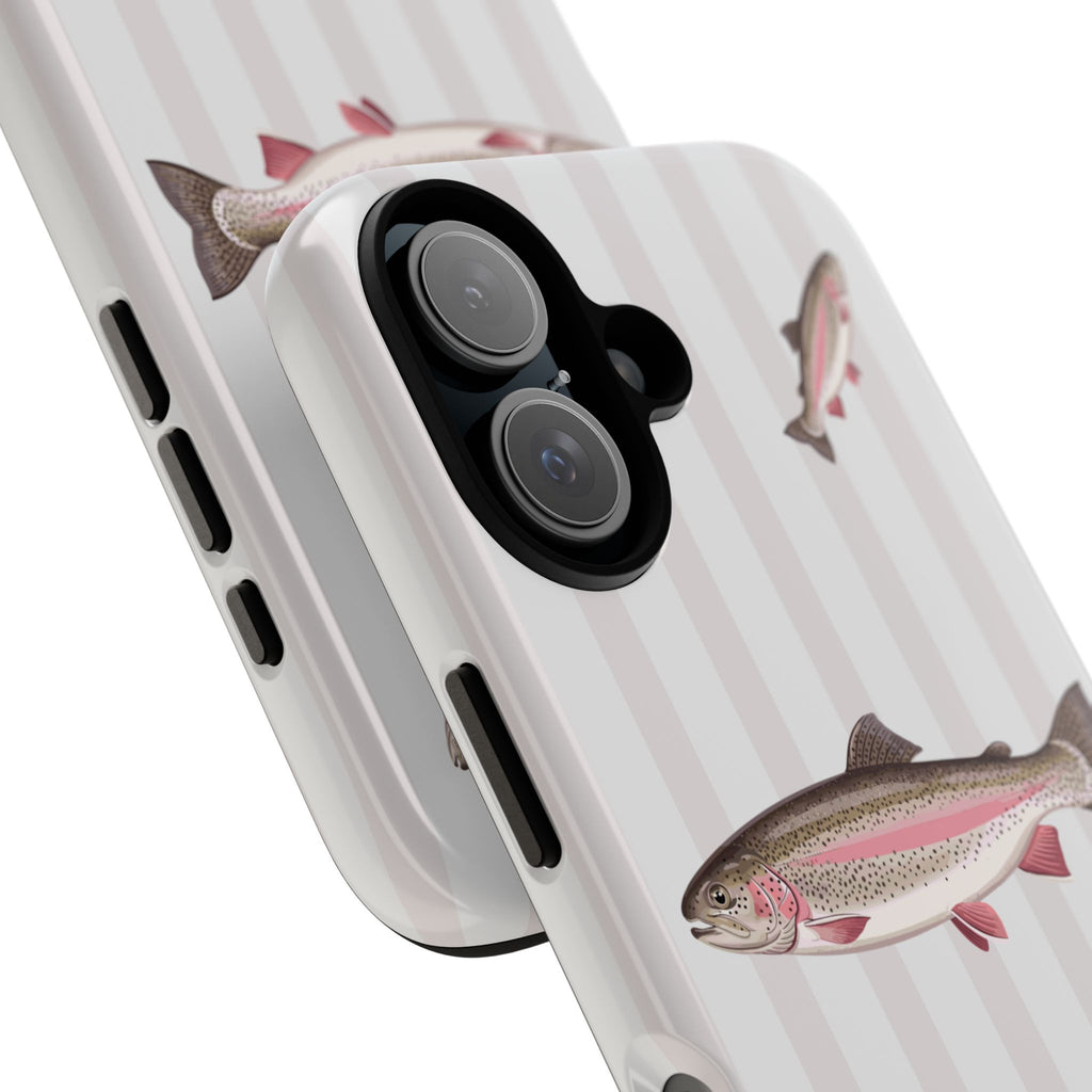 Trout Fish Phone Case | Gray Stripes