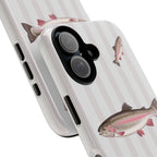 Trout Fish Phone Case | Gray Stripes