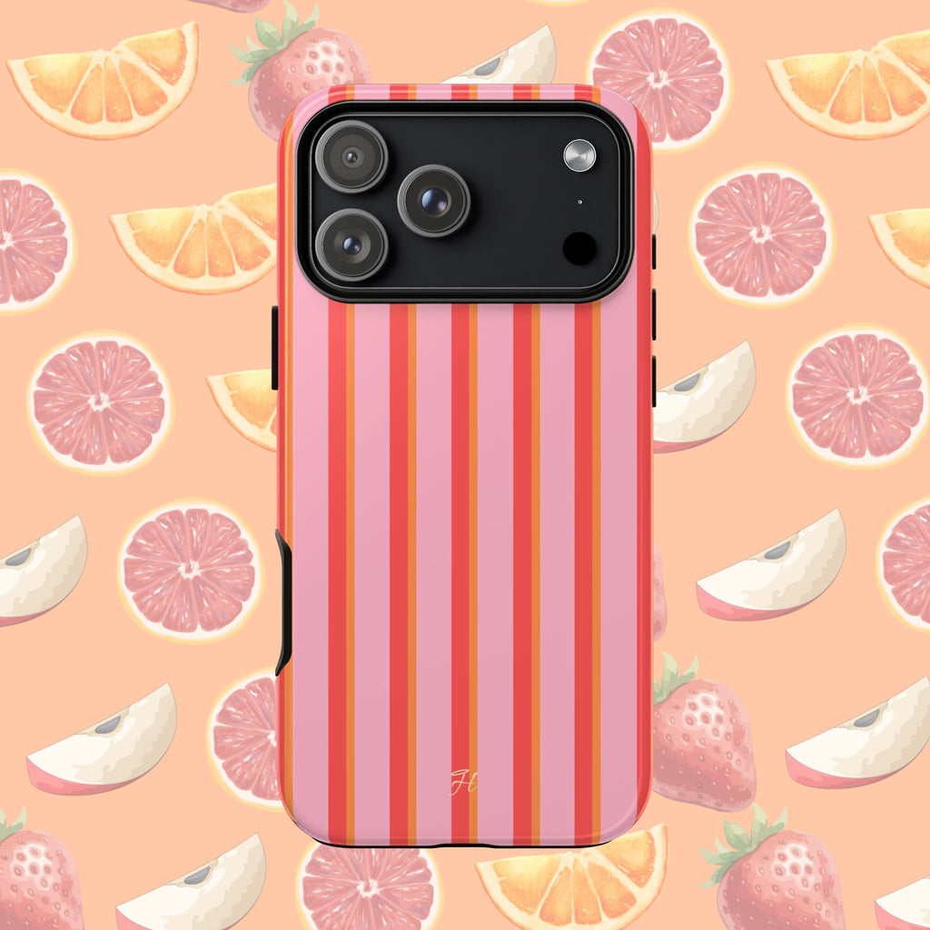 Fruit Punch Double Stripe Phone Case