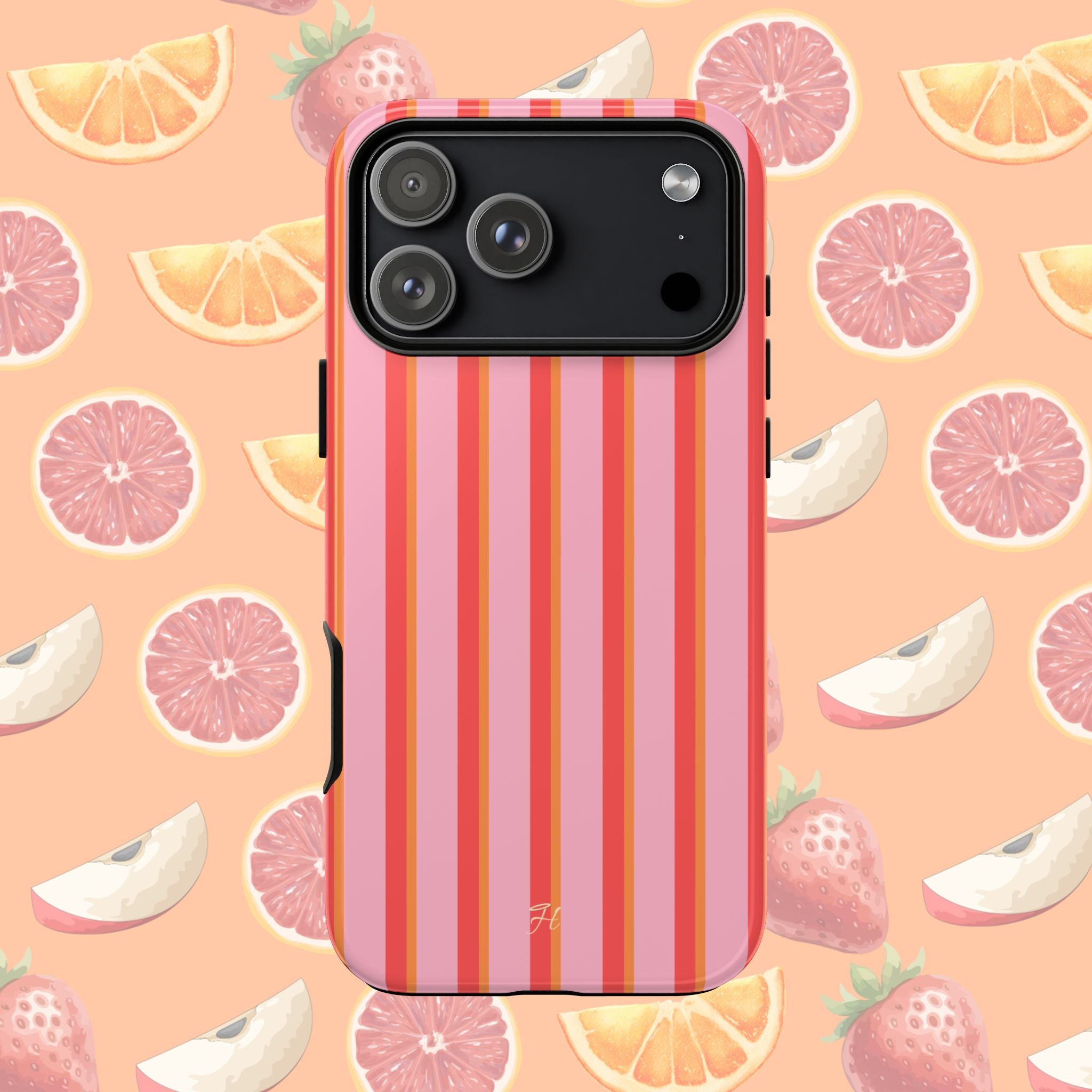 Fruit Punch Double Stripe Phone Case