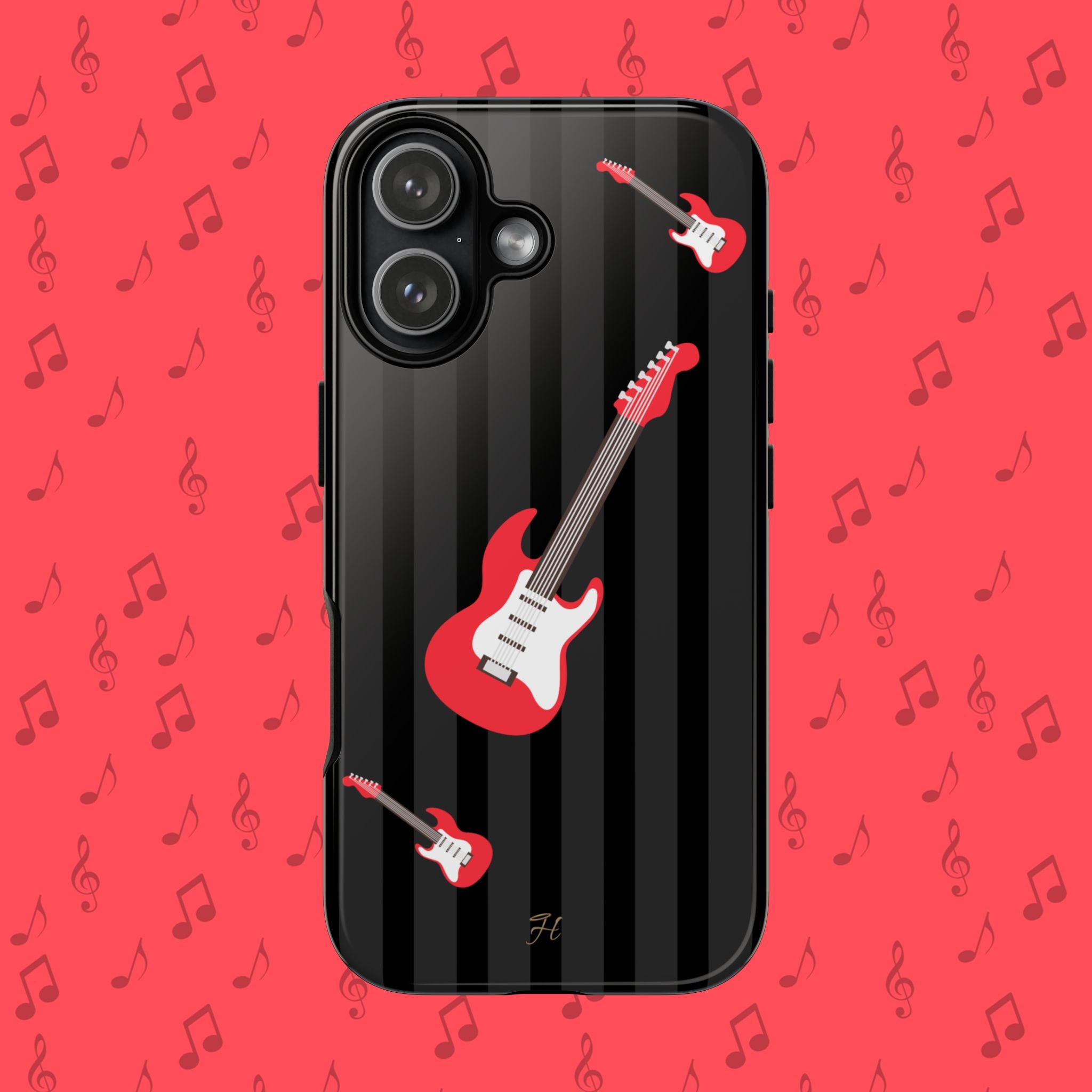 Electric Guitar Red Phone Case - Halo Collective