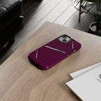 Flute Dark Magenta Phone Case - Halo Collective