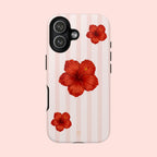 Hibiscus Red Phone Case - Halo Collective