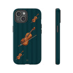 Violin Dark Teal Phone Case - Halo Collective