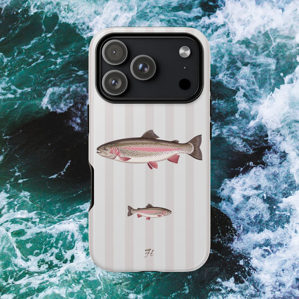 Trout Fish Phone Case | Gray Stripes