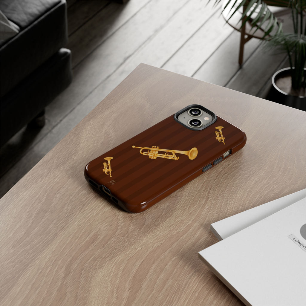 Trumpet Brown Phone Case - Halo Collective