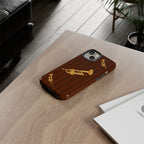 Trumpet Brown Phone Case - Halo Collective