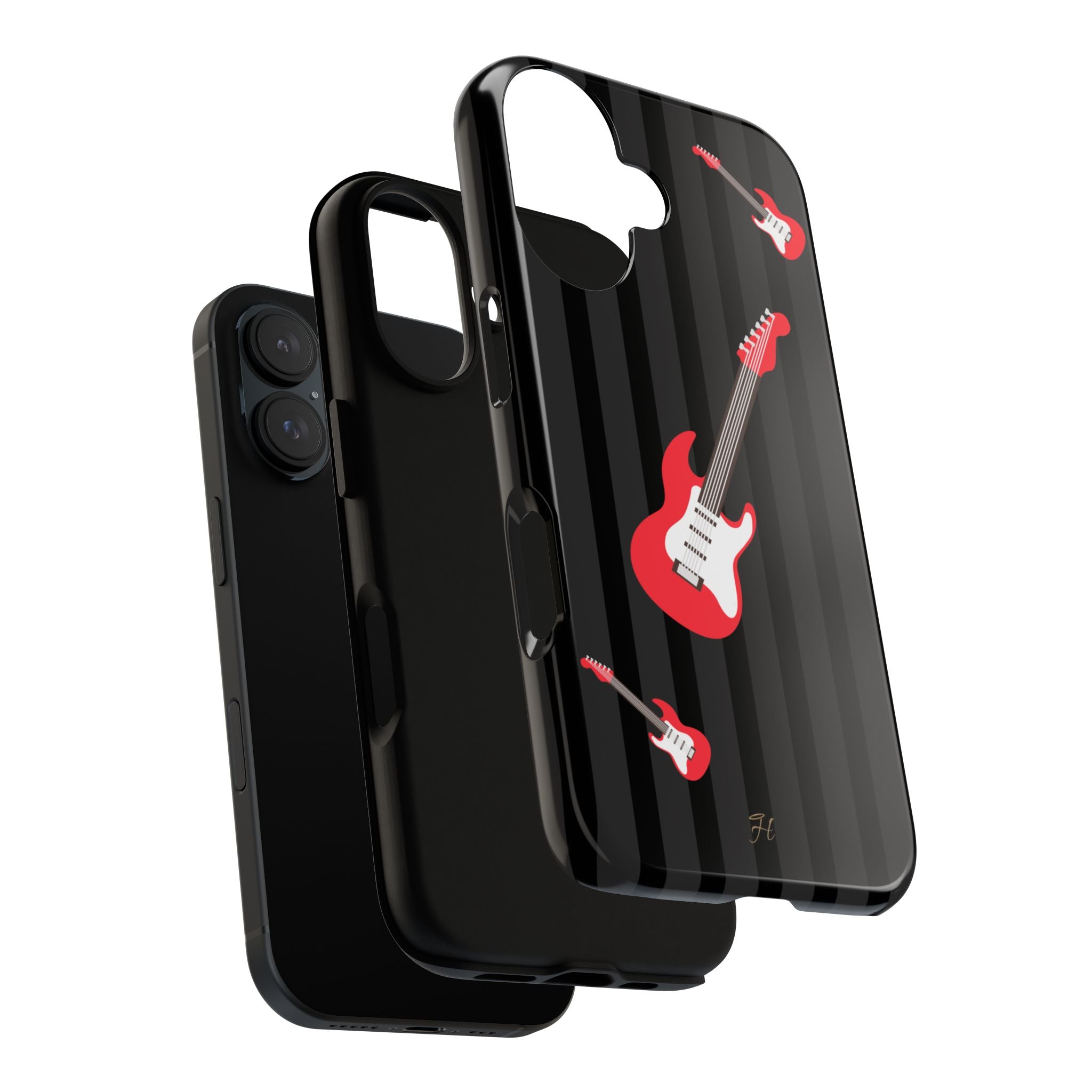 Electric Guitar Red Phone Case - Halo Collective