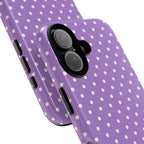 Lavender Polka Dot Phone Case - Halo Collective