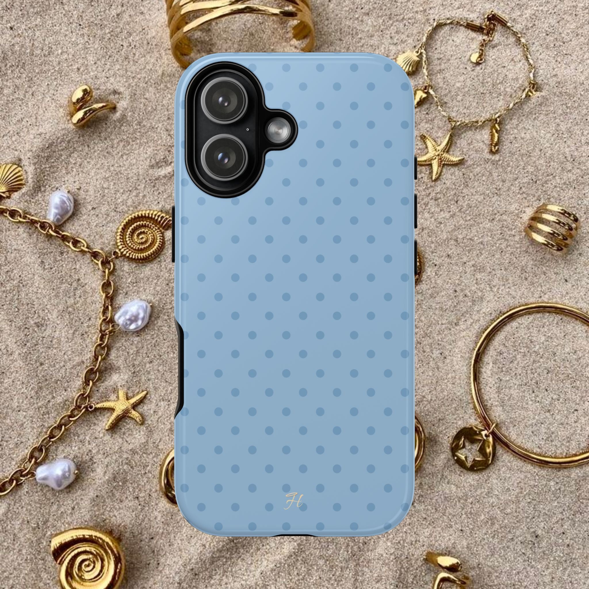 Blueberry Polka Dot Phone Case - Halo Collective