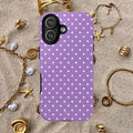 Lavender Polka Dot Phone Case - Halo Collective