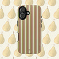 Pear Double Stripe Phone Case