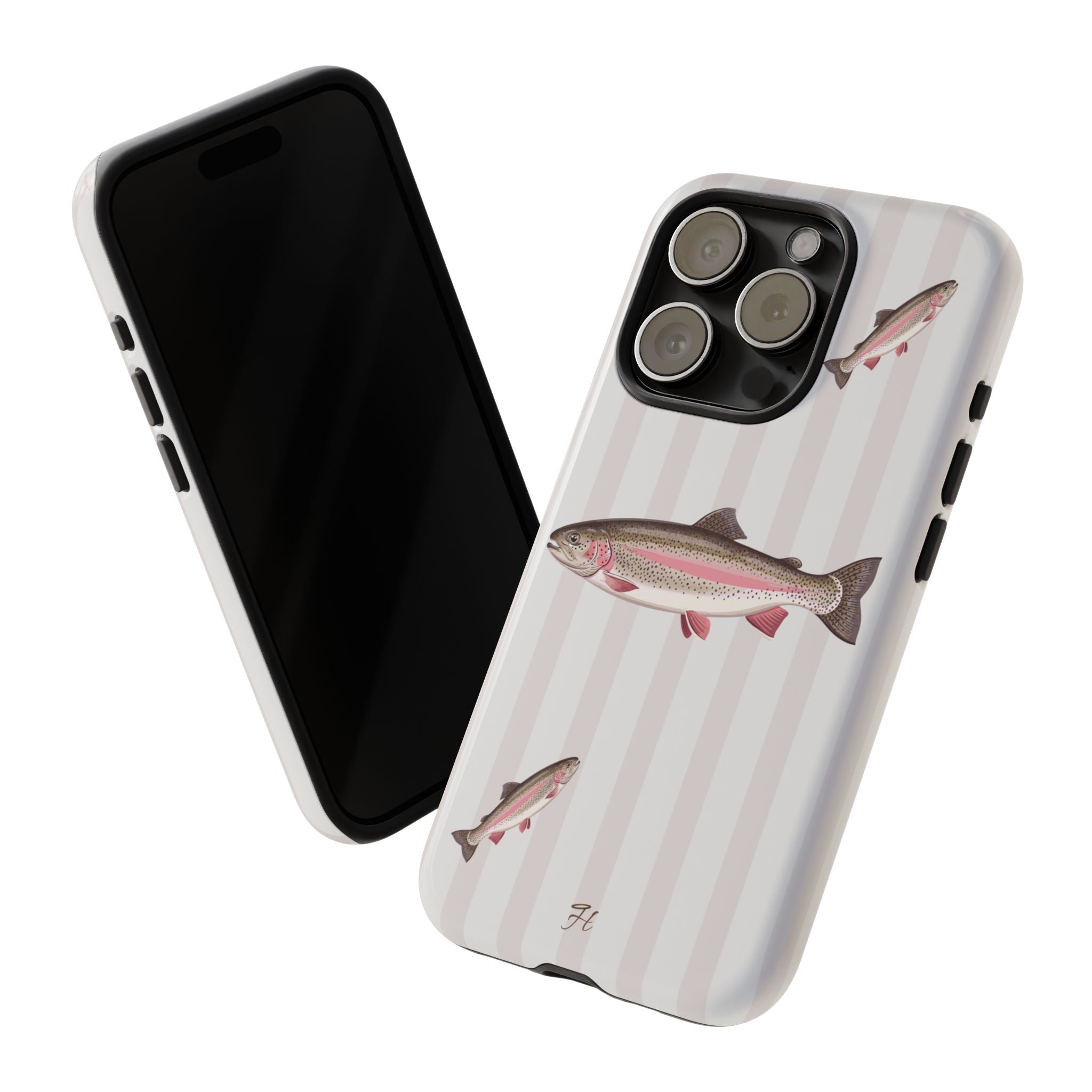 Trout Fish Phone Case | Gray Stripes