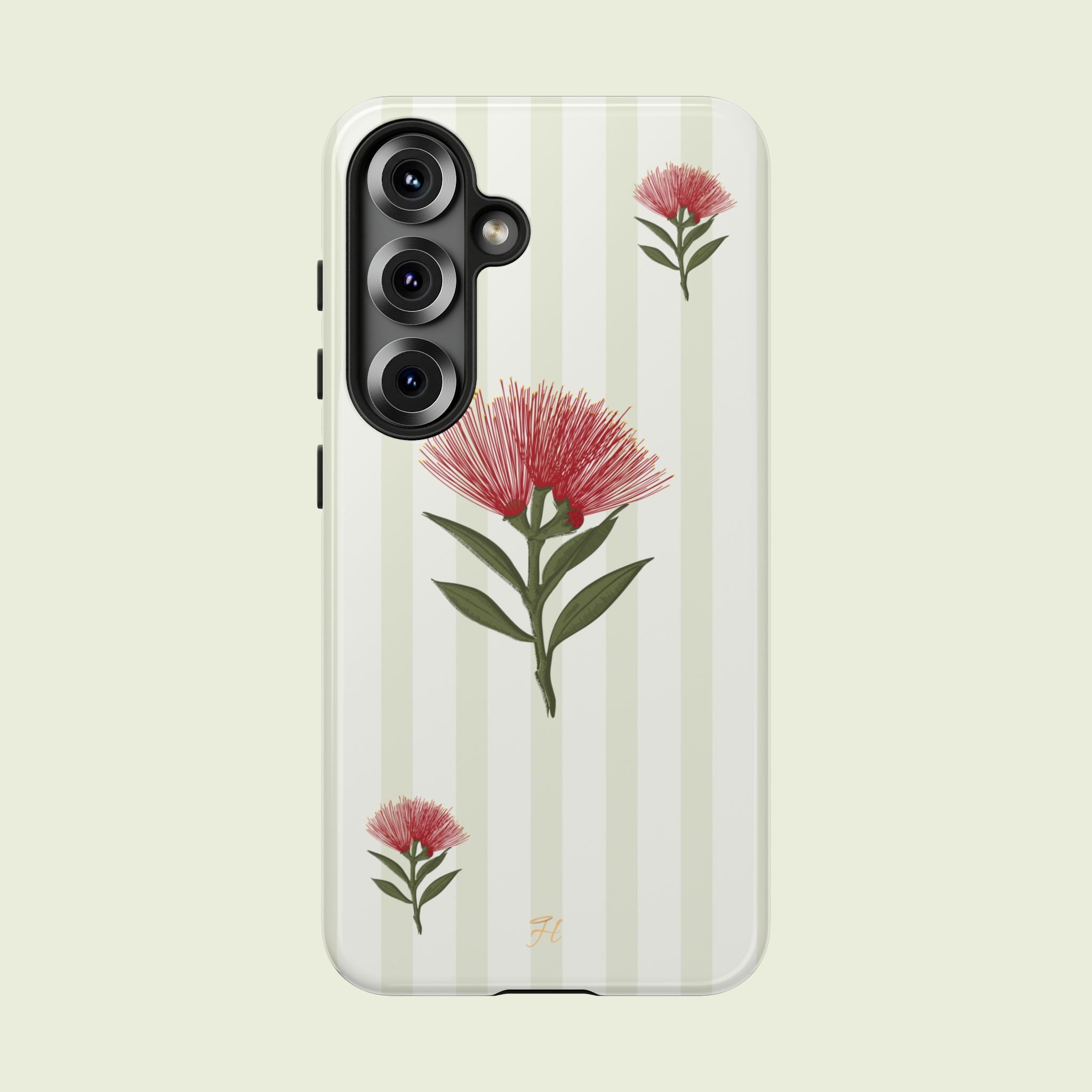 Pōhutukawa Green Phone Case - Halo Collective