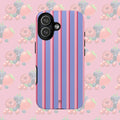 Berry Double Stripe Phone Case