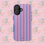 Berry Double Stripe Phone Case