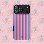 Berry Double Stripe Phone Case