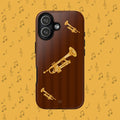 Trumpet Brown Phone Case - Halo Collective