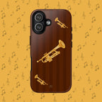 Trumpet Brown Phone Case - Halo Collective