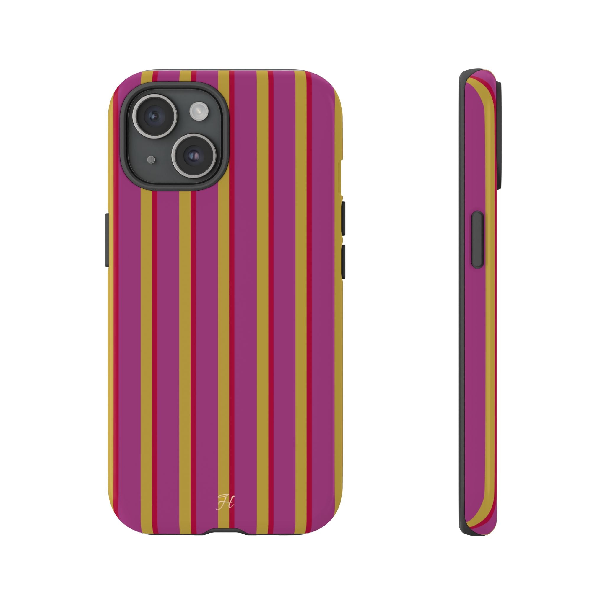 Passionfruit Double Stripe Phone Case