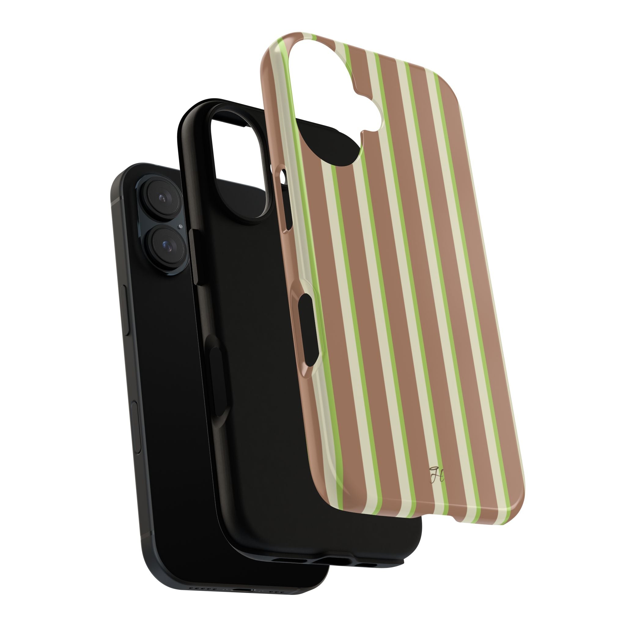 Pear Double Stripe Phone Case