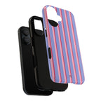 Berry Double Stripe Phone Case