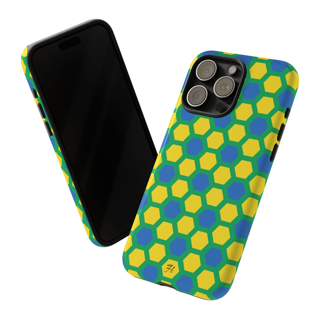 Peacock Hex Phone Case