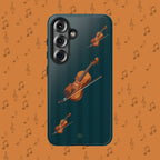 Violin Dark Teal Phone Case - Halo Collective