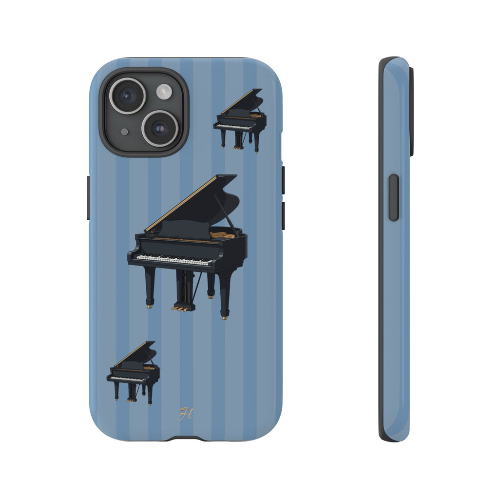 Piano Blue Phone Case - Halo Collective