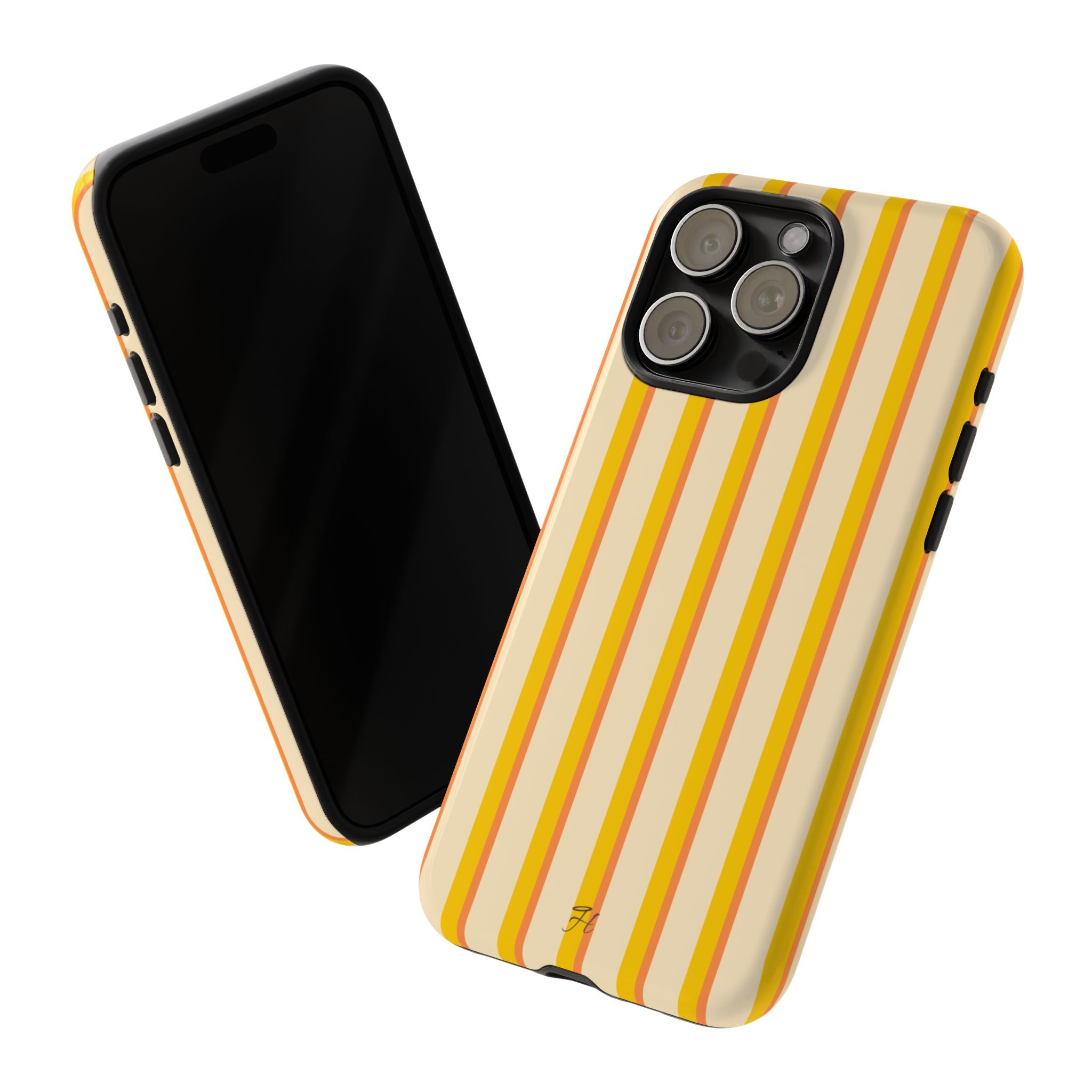 Citrus Double Stripe Phone Case