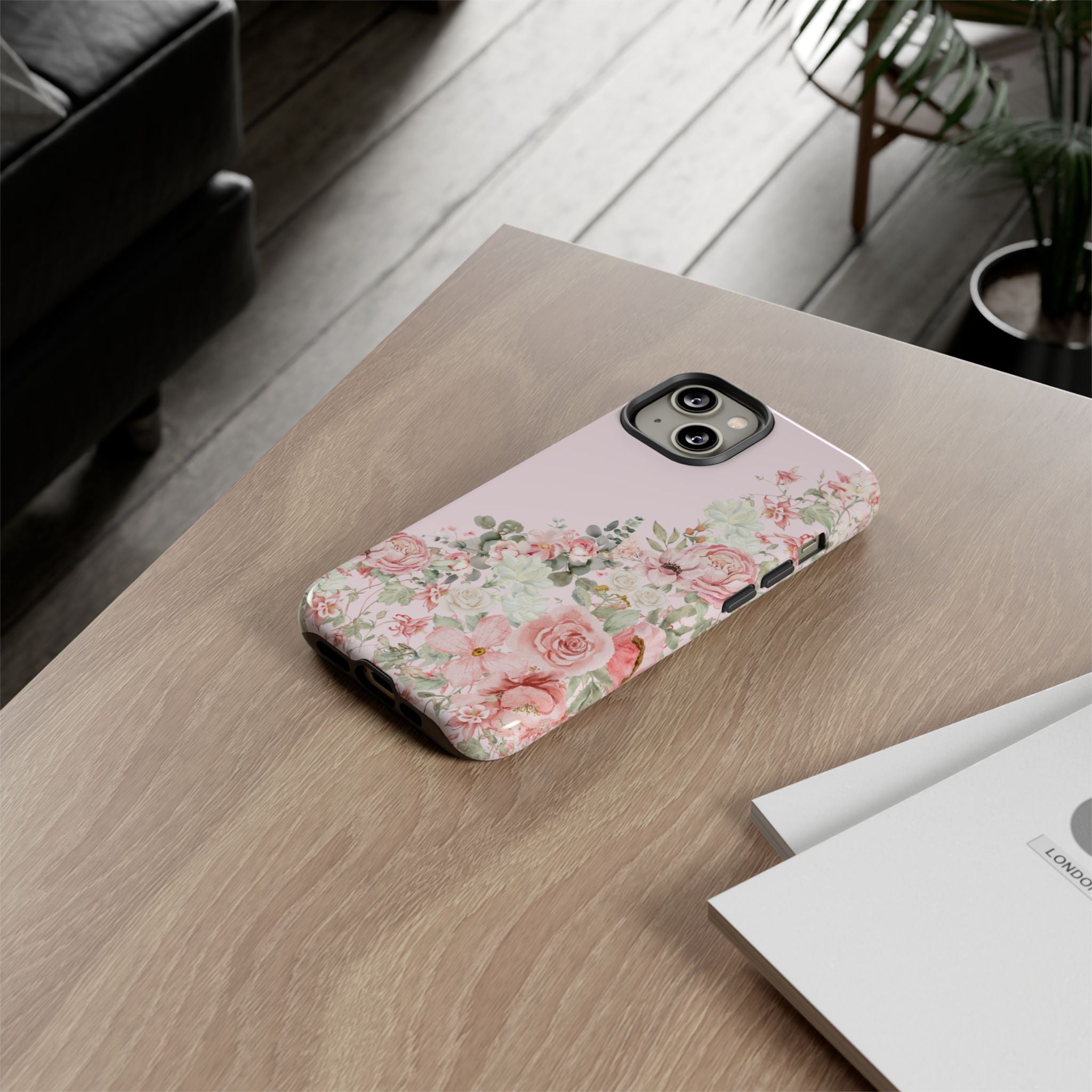 Pink Floral Climb Phone Case