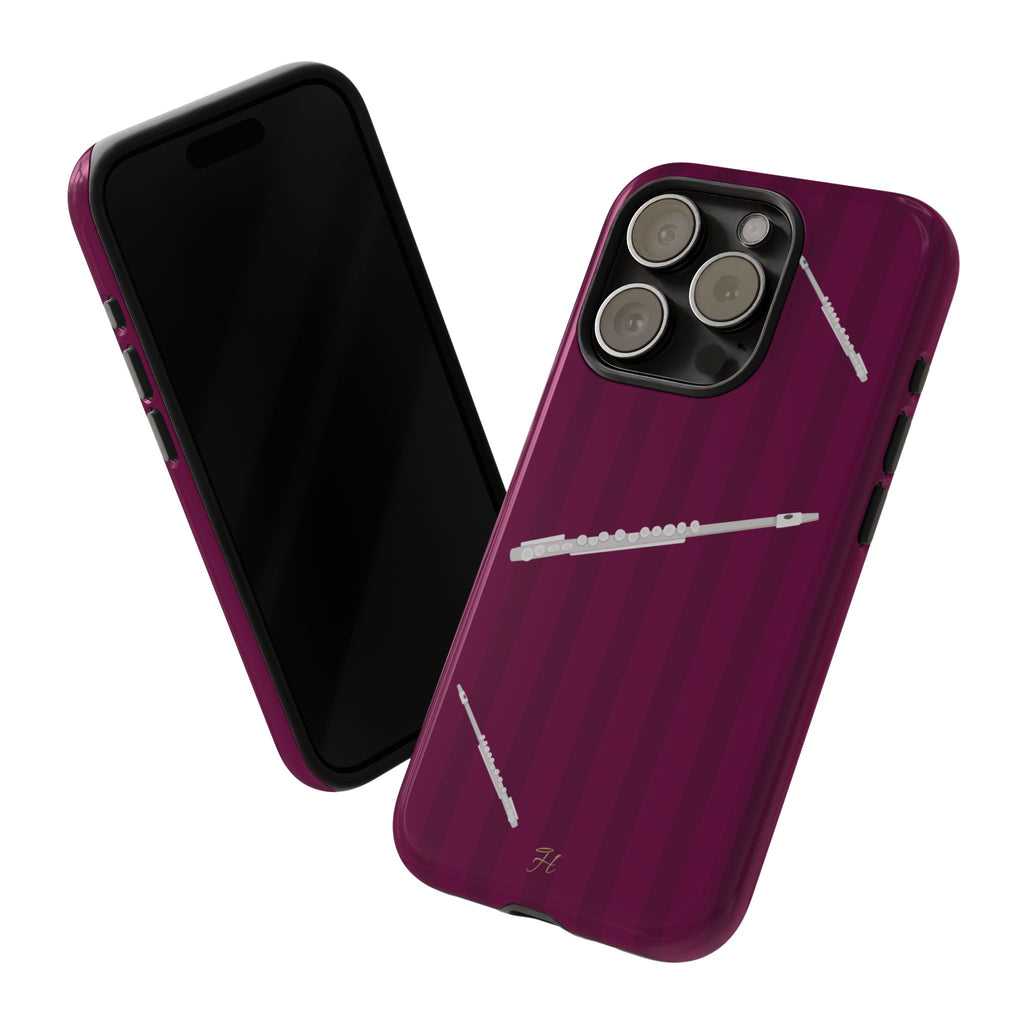 Flute Dark Magenta Phone Case - Halo Collective