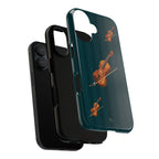 Violin Dark Teal Phone Case - Halo Collective