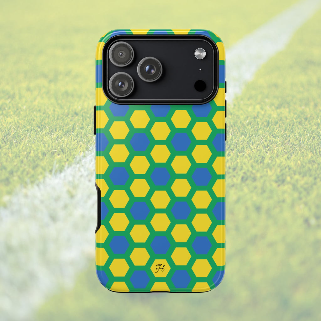 Peacock Hex Phone Case